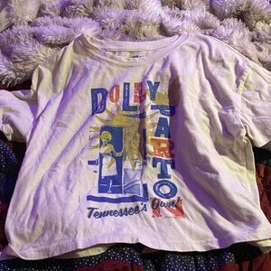 Old Navy Kids Graphic Tee - White with Blue and Yellow Design